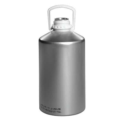 Aluminium fles met schroefdop - 625 tot 12.500 ml