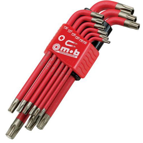 Étui de 9 Clé mâles Torx avec aimant - Mob