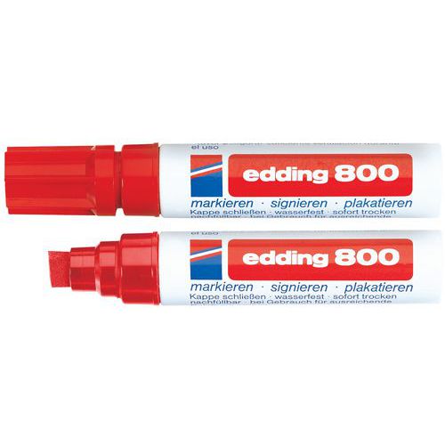 Permanente markeerstift Edding 800 - schuine punt