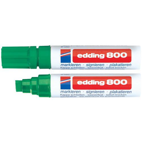 Permanente markeerstift Edding 800 - schuine punt