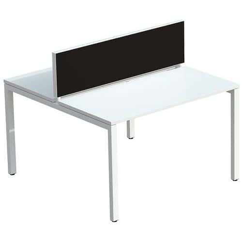 Bureauscheidingswand stof M1 voor bureau Bench Easy Office