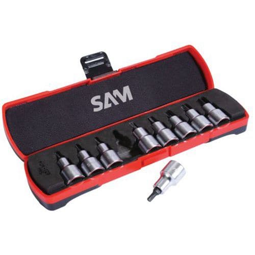 Schroevendraaierdop vorm Torx 9 delig - SAM Outillage