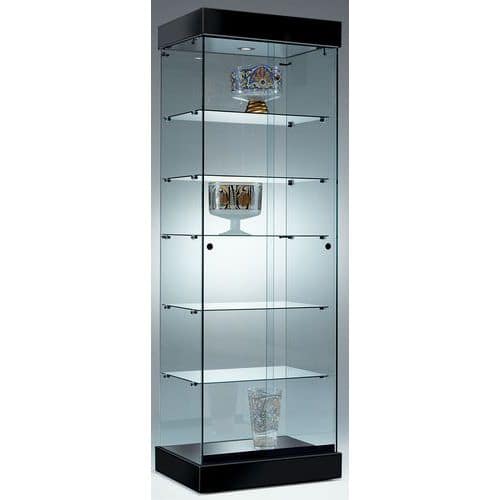 Vitrine ASF avec éclairage LED - Noir