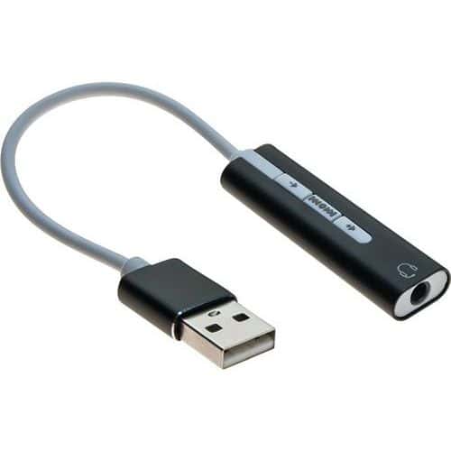 Externe geluidskaart USB Single Jack Drie ringen