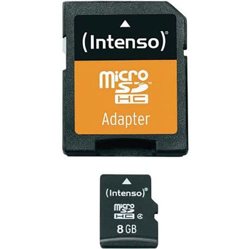 Carte MicroSDHC Class 4 - 8Go INTENSO