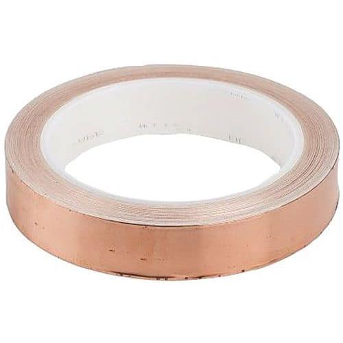 Ruban de cuivre conducteur 3M 1181 12,7 mm x 16 m