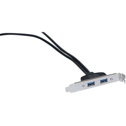 Equerre slot USB 3.0 2 ports