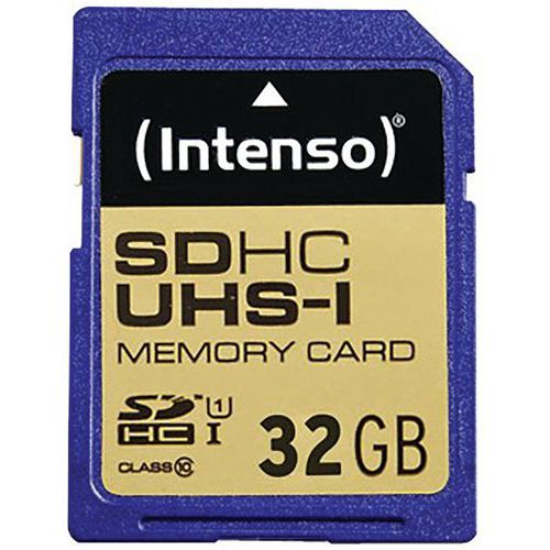 Kaart SDHC UHS-I 32 GB klasse 10 - INTENSO