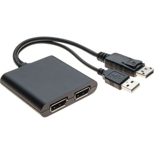 MST Hub Displayport 1 NAAR 2