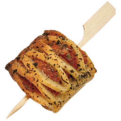 Brochette en bambou plate - boite de 250 - Matfer Flo