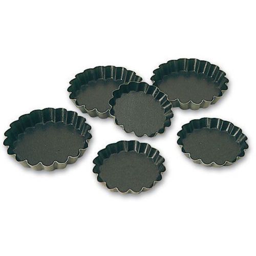 Moule à tartelette cannelé Exopan - Lot de 12 - Matfer