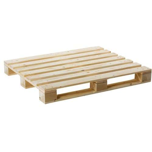 Houten dubbeldekpallet 4-weg