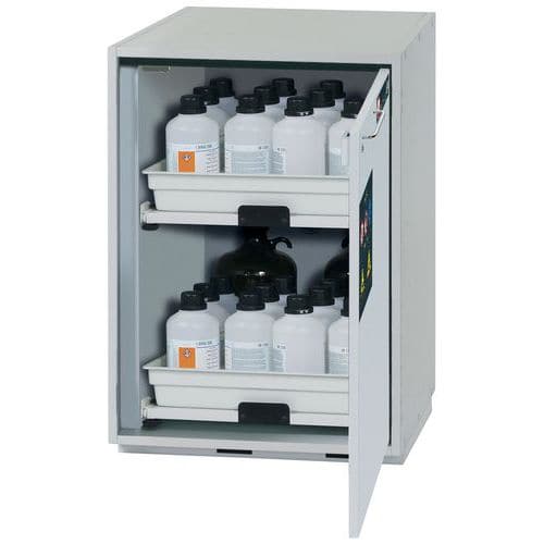 Armoire sous paillasse pour acids/bases SL-CLASSIC-UB Gris  - asecos