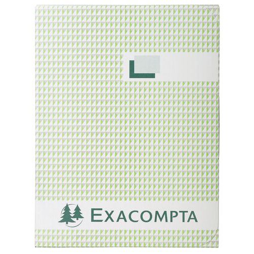 Register 29,7x21 cm 5x5 gefolioteerd 500 pagina's - Exacompta