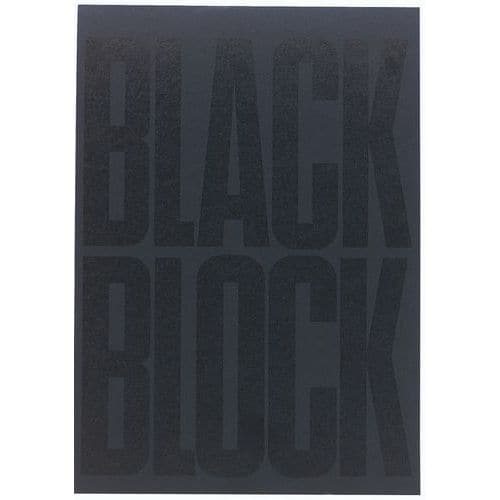 Bloc Black block 29,7x21cm - Papier jaune ligné