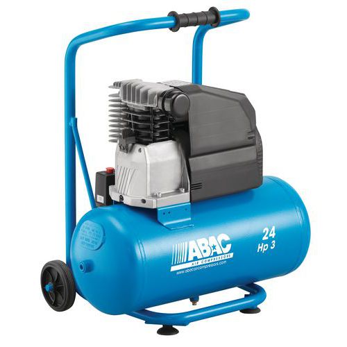 Mobiele compressor met ingebouwde steekwagen - 3 pk