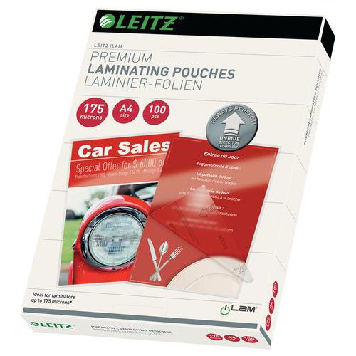 Pochette de plastification UDT, A4, 175 microns, pack de 100 Leitz