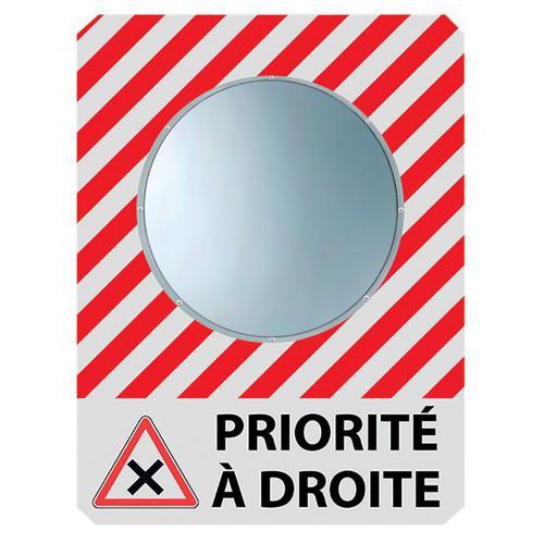 Miroir à message de sécurité INFOMIR