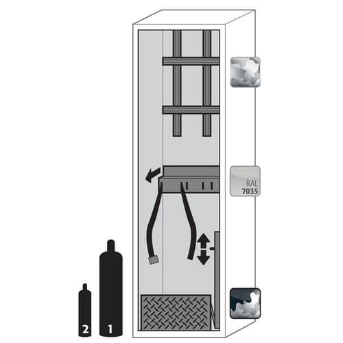 Armoire G-ULTIMATE-90 - 1x50L - Confort - 598mm - Asecos