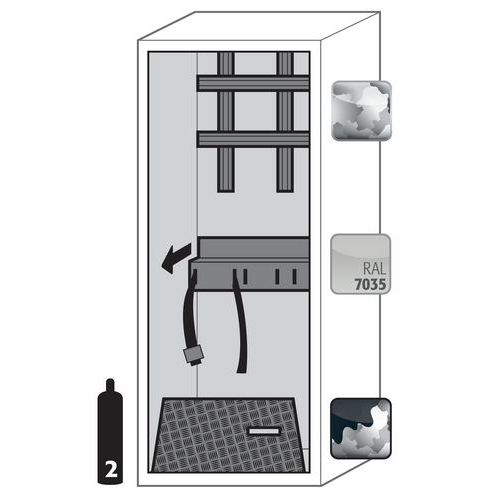 Gasflessenkast G-ULTIMATE-90 - Standaard - 598mm - Asecos