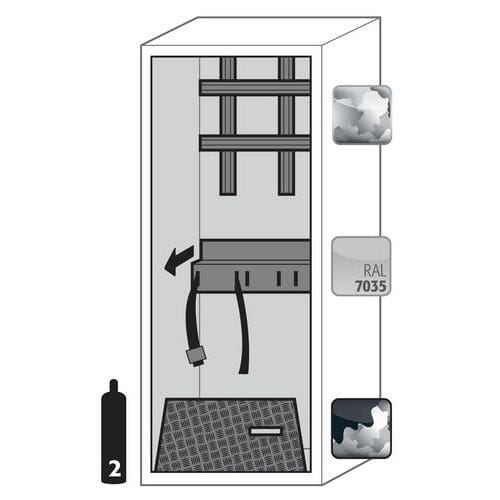 Gasflessenkast G-ULTIMATE-90 - Standaard - 598mm - Asecos