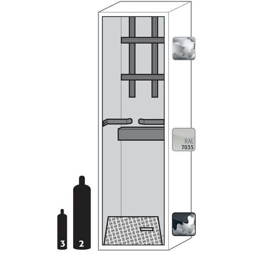 Armoire G-ULTIMATE-90 - 2x50L - Standard - 598mm - Asecos