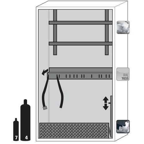 Gasflessenkast G-ULTIMATE-90 - comfort - 1198mm - Asecos