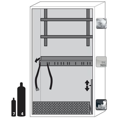 Armoire G-ULTIMATE-90 - Confort - 1198mm - Asecos