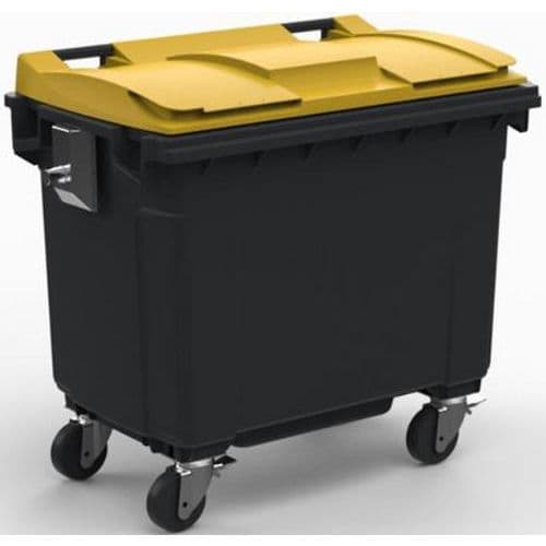 Conteneur mobile SULO - Tourillons en métal - Tri des déchets  -  660 L