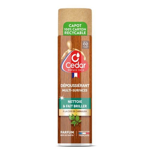 Aérosol Dépoussiérant tous types de bois - 300 ml - O'Cedar