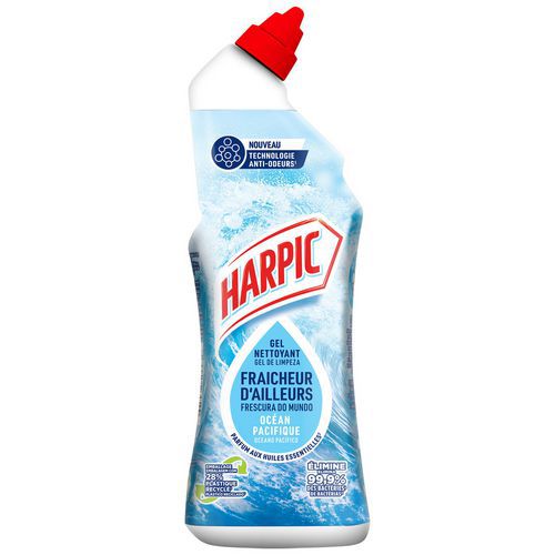 Gel auto-actif fraicheur d'ailleurs océan - 750 ml - Harpic