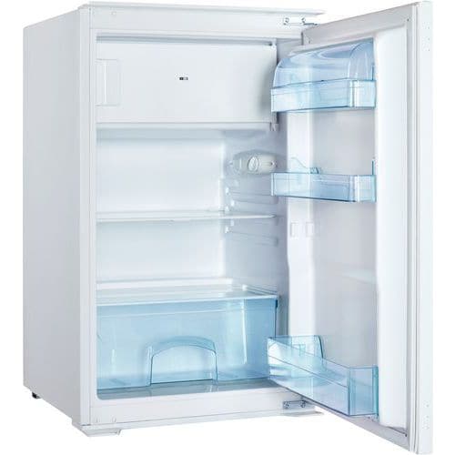 Réfrigérateur blanc - encastrable - bouton rotatif - 118 L - Frilec