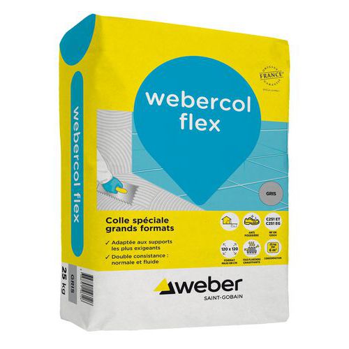 Speciale lijm in grote verpakking Webercol Flex - Weber