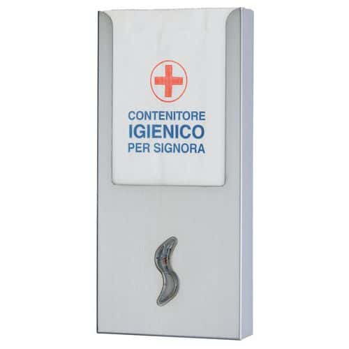 Dispenser voor hygiënezakjes - geborsteld rvs