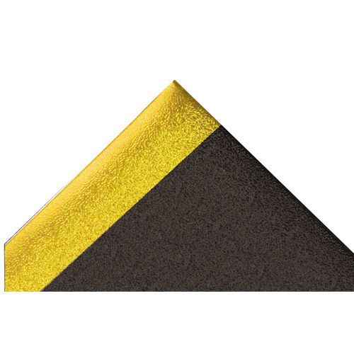 Tapis Antifatigue Sof-Tred L 60 - Noir jaune - Notrax