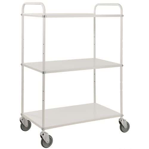 Magazijn trolley Legbord Licht - 3 plateaus - KONGAMEK