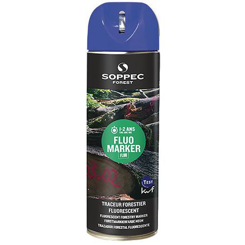 Markeerspuitbus voor bos fluorescerend - Fluo Marker® - Soppec