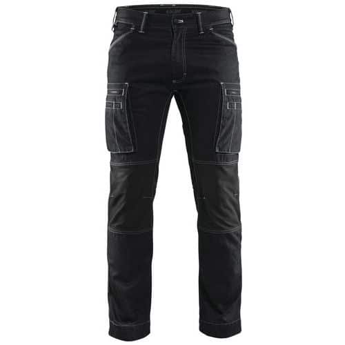 Pantalon services denim stretch