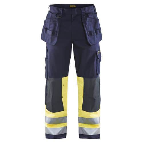 Werkbroek Multinorm 1479 Marine/High Vis Geel