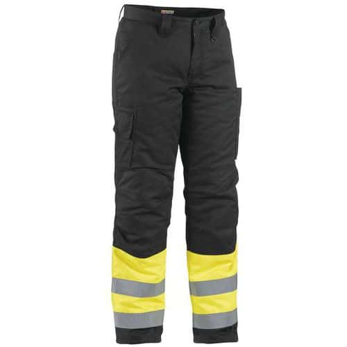 Winterwerkbroek High Vis 1862 - geel/zwart