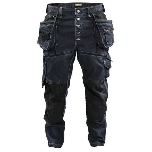 Pantalon x1900 artisan Cordura® denim/stretch 2D marine/noir