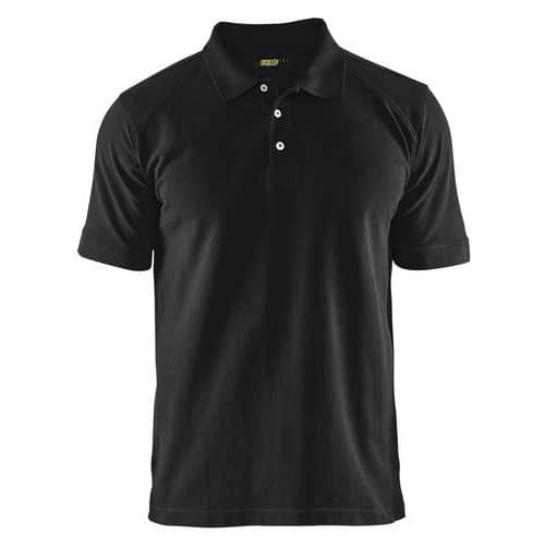 Polo piqué noir