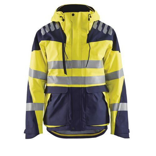 Shell Jack Evolution High Vis 4490 - geel/marineblauw