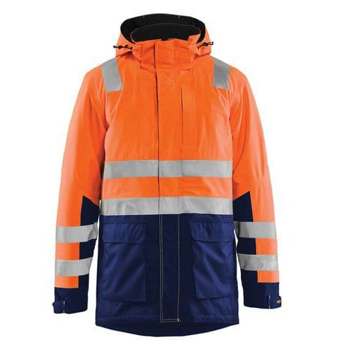 Shell Jack Evolution High Vis 4495 - oranje/marineblauw