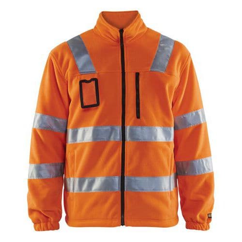 Fleecejas High Vis 4853 - oranje