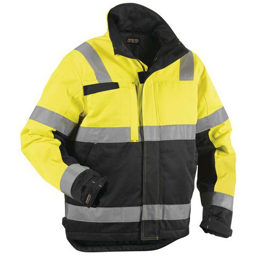 Winterjas High Vis 4862 - geel/zwart