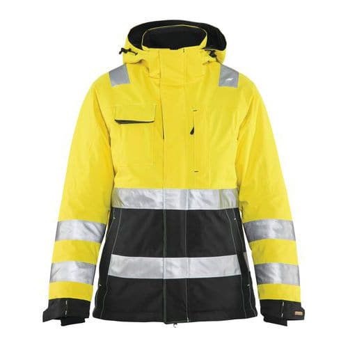 Winterjas High Vis Dames 4872 - geel/zwart