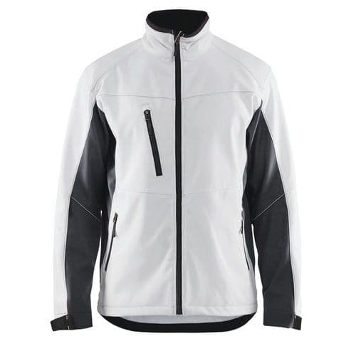 Jack Softshell 4950 - wit/donkergrijs