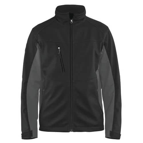 Jack Softshell 4950 - zwart/donkergrijs