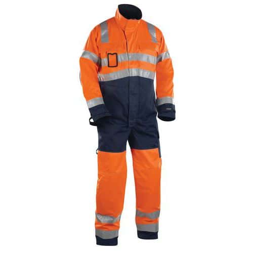 Overall High vis 6373 - oranje/marineblauw